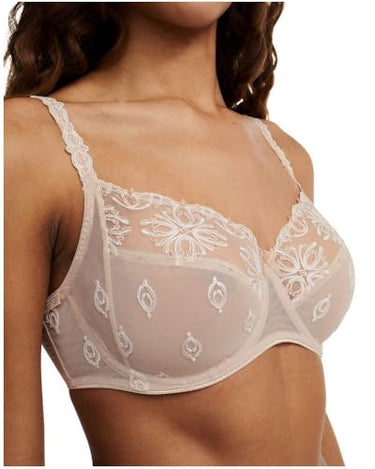 Chantelle CHAMPS ELYSEES, Sehr Bedeckender Bügel-BH, Damen Unterwäsche, Dune, 90D im Sale